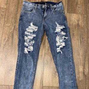 Express Girlfriend Distressed Jeans Size 0